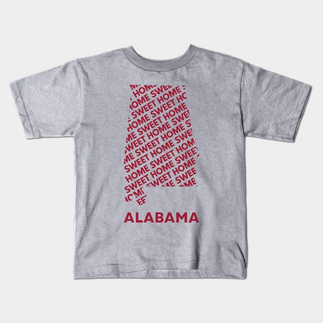 The Sweet Home Alabama Kids T-Shirt by FranklinPrintCo